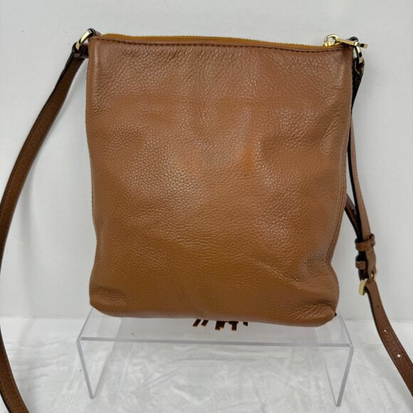 Michael Kors Brown Pebbled Leather Crossbody Shoulder Bag Magnetic Closure READ - Picture 5 of 16
